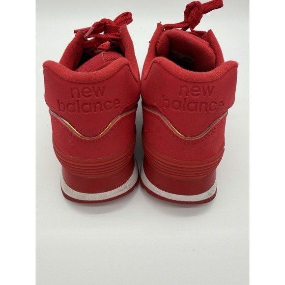 New Balance Classic 574-RED-WOMEN'S 7-Retro-Classic-New In Box - Picture 6 of 9